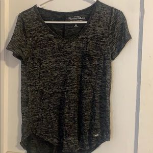 Hollister soft Gray v-neck